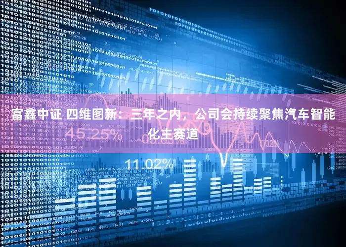 富鑫中证 四维图新：三年之内，公司会持续聚焦汽车智能化主赛道
